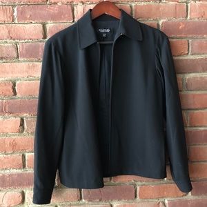 Emanuel Ungaro Black Zipper Front